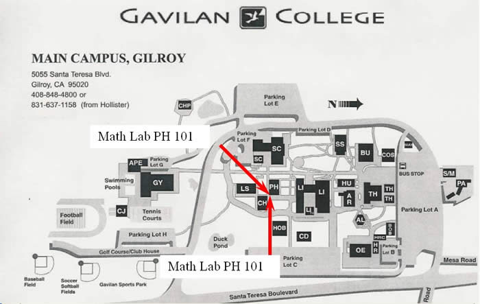 Math Lab Map