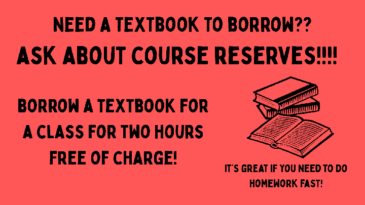Borrow textbooks
