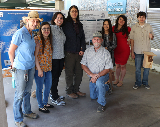 STEM interns and mentors